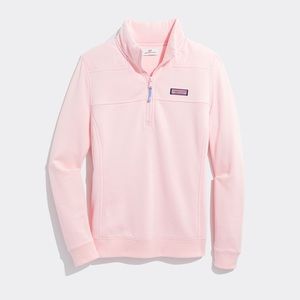 Vineyard Vines 1/4 Zip Pull Over- Flamingo Pink- (never worn)